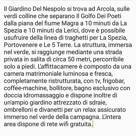 Il Giardino Del Nespolo Гостевой дом